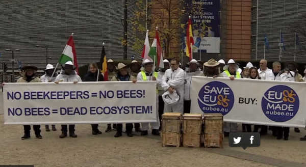 Протест європейських бджолярів